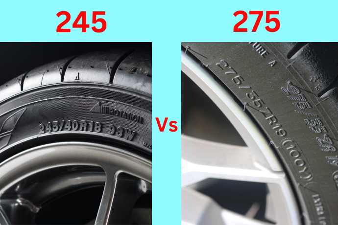 What Do 245 and 275 Mean on Tires
