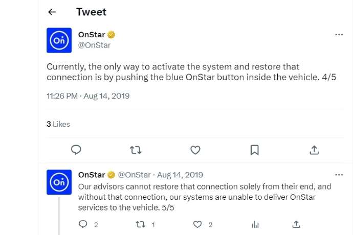 will onstar unlock car without subscription